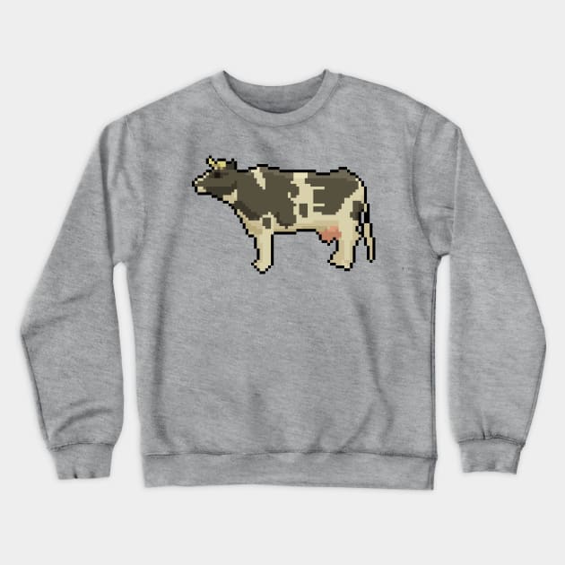 Beyond the Brush Cow Crewneck Sweatshirt by Pixel.id